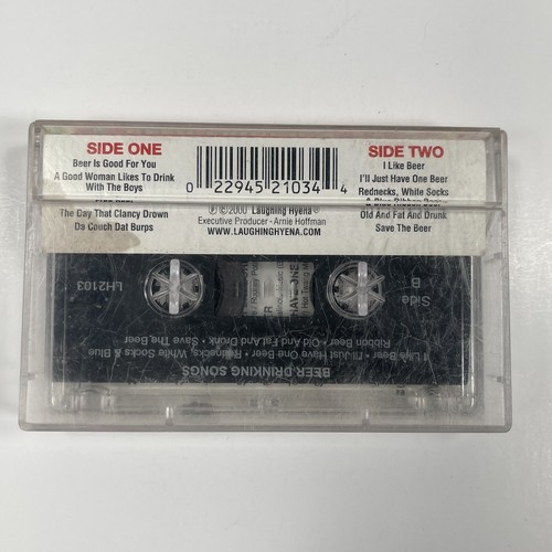 Beer Drinking Songs By Various Artists Cassette Tape 2000 Vintage - Picture 3 of 6