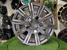 4x R20 Inch 5x150 Toyota Land Cruiser Style Grey Polished Wheels: Für Tundra