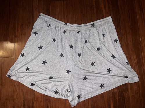 Neu mit Etikett Jenny Damen-Pyjama-Shorts Sternenmuster Übergröße 3X süß kostenloser Versand - Bild 2 von 5