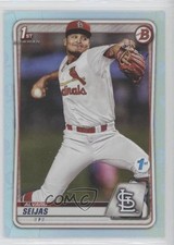 2020 Bowman 1st Edition Sky Blue Foil Alvaro Seijas #BFE-60 0c6