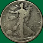 1921-D Walking Liberty Half Dollar Very Good VG Coin #36693
