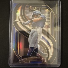 2025 Panini Select Baseball Ian Kinsler Black & Blue Prizm /49 #161 Rangers SP