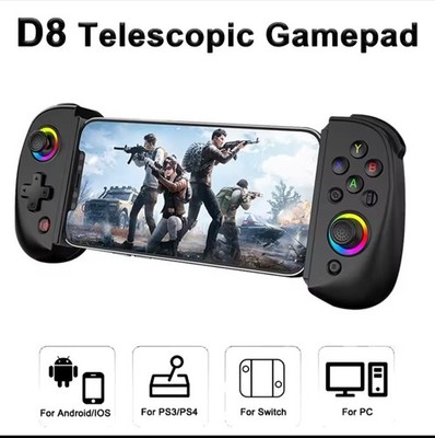 BSP D8 Wireless RGB Gamepad Bluetooth Controller For Android iOS PC