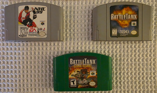 Nintendo 64 Konvolut 3x Spiele N64 BattleTanx, BattleTanx 2 Global Assult, NHL '99