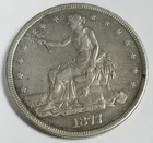 1877-S Trade Dollar | Silver $1 | San Francisco | vf + | San Francisco