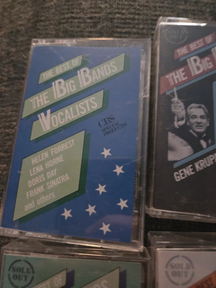 The Best Of The Big Bands lot of 8 Cassette Tapes 1982 Bundle Foto 3 de 4