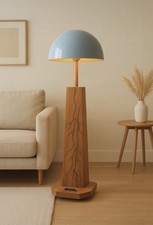 One Off Handcrafted Designer Floor Lamp With Lichtenburg Detailing ￼￼