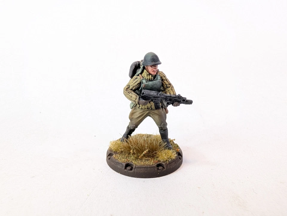 Miniaturas de escuadrón antitanque Dust Tactics Red Guards PRO PINTADO Foto 2 de 4