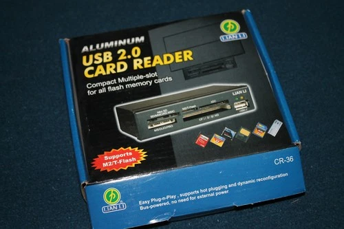 Lian Li Lian-Li NOS CR-36 Aluminium Card Reader Panel 3,5 Zoll #2