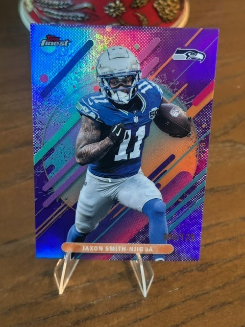 2025 Topps Jaxon Smith-Njigba Purple Refractor /125