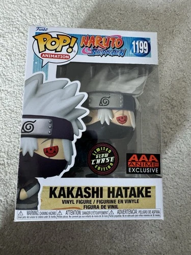Funko Pop! Animation Naruto Shippuden Kakashi Hatake 2022 Chase Glow Figure 1199