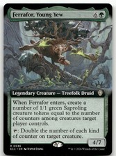 Ferrafor, Young Yew (Extended Art) #36 NM Commander: Lorwyn Eclipsed Magic MTG