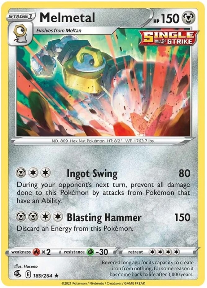 Melmetal - 189/264 - Holo Rare - Near Mint