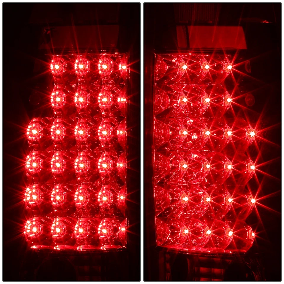 Luces traseras LED rojas para Chevy C1500 Suburban K1500 Tahoe 1988-2001 Foto 4 de 4