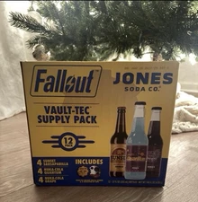 Jones Soda Fallout Vault-Tec Supply Pack 12-Bottle Case Limited Edition Sealed