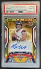 2024 Topps Resurgence Bo Nix Rookie RC Gold Power Surge Auto #/50 Broncos PSA 10