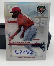 2025 Panini Prospect Edition Darren Baker Silver Prizm RC Auto Nationals