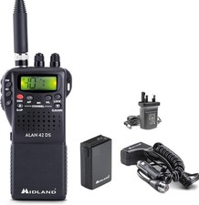 Alan 42 DS Handheld CB Radio and accessories 27mhz and EU in excellent condition
