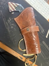Western Leather Drop Holster Fits Colt 45 SAA Ruger Vaquero Heritage Rough Rider