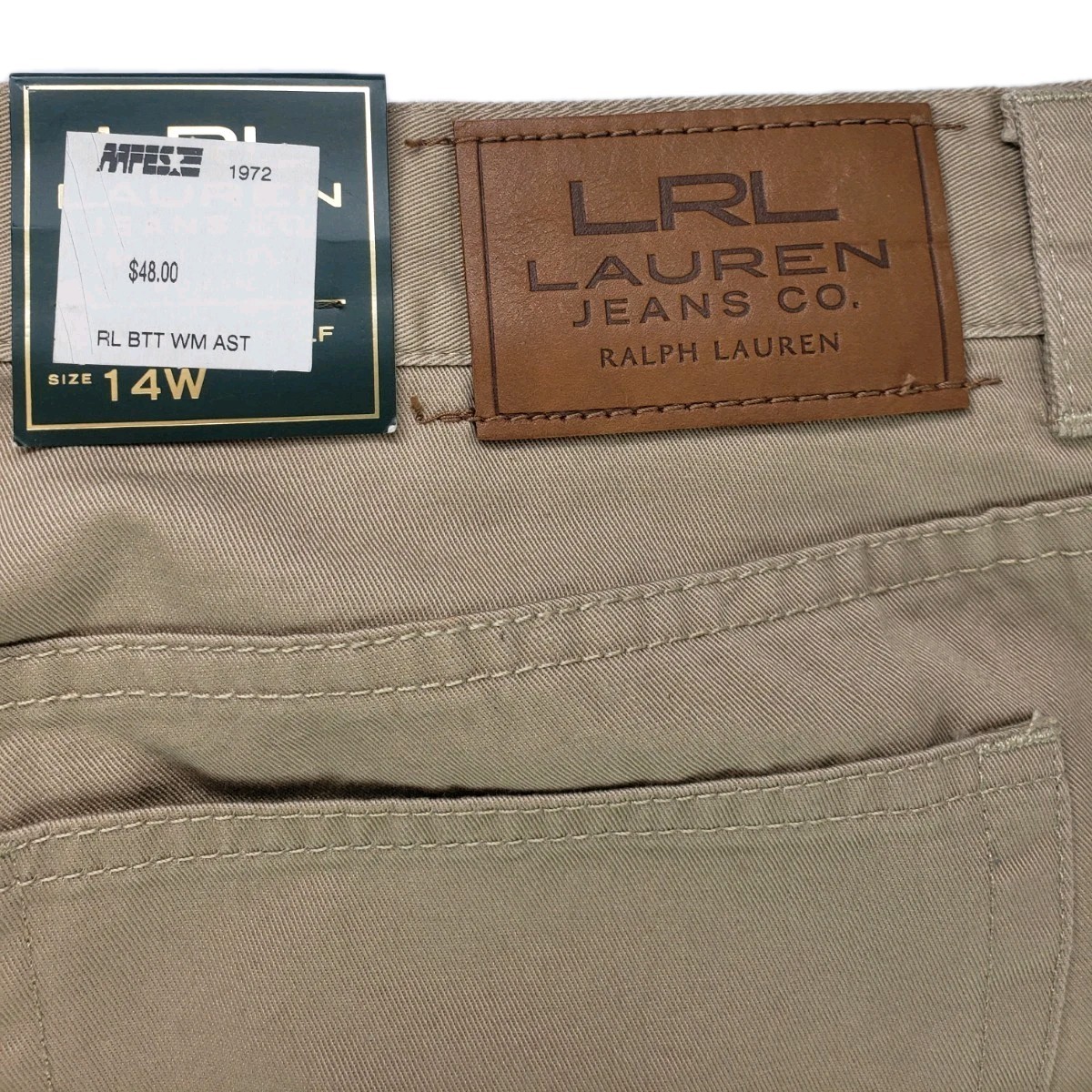 Ralph Lauren Womens Classic Midcalf Capri Size 14w NWT Inseam 21 thumbnail 5