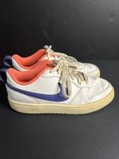 Nike Court Borough Low 2 Jr Leather Sneakers Youth Size 5 Style Bq5448-112