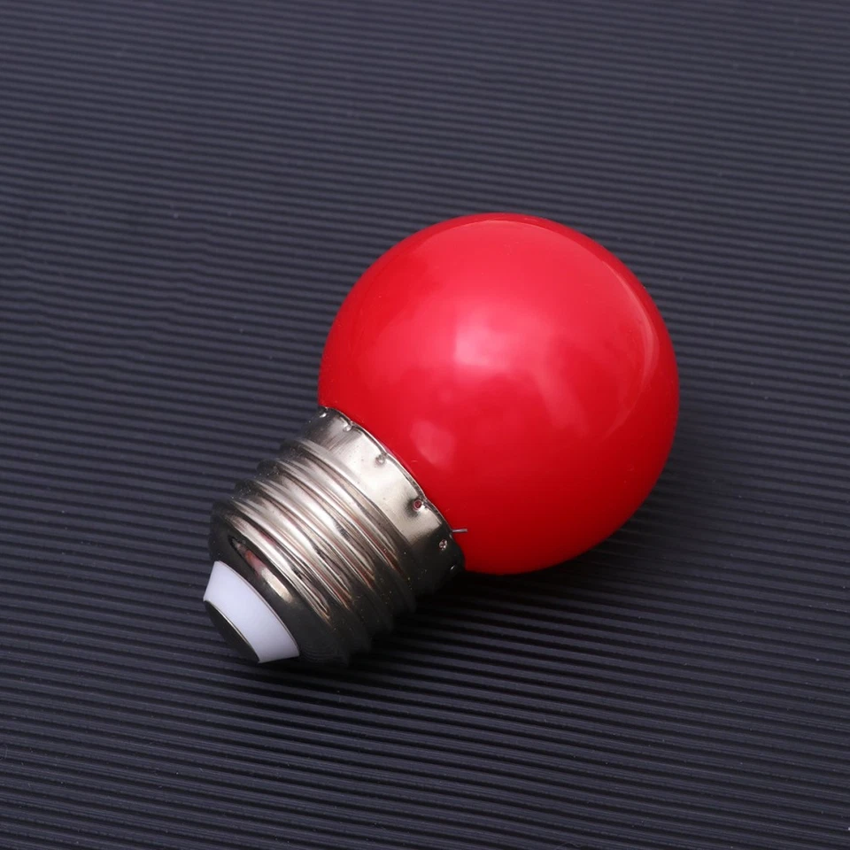 1PC LED Color Light Bulb Colorful Outdoor Waterproof Lamp E27 Screw Small Bulb - Image 3 of 4