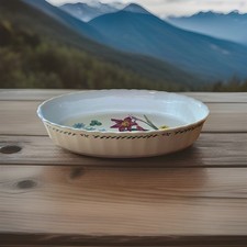 Mikasa Botanical Flora Summer Symphony  Casserole Dish/Serving Bowl Rare