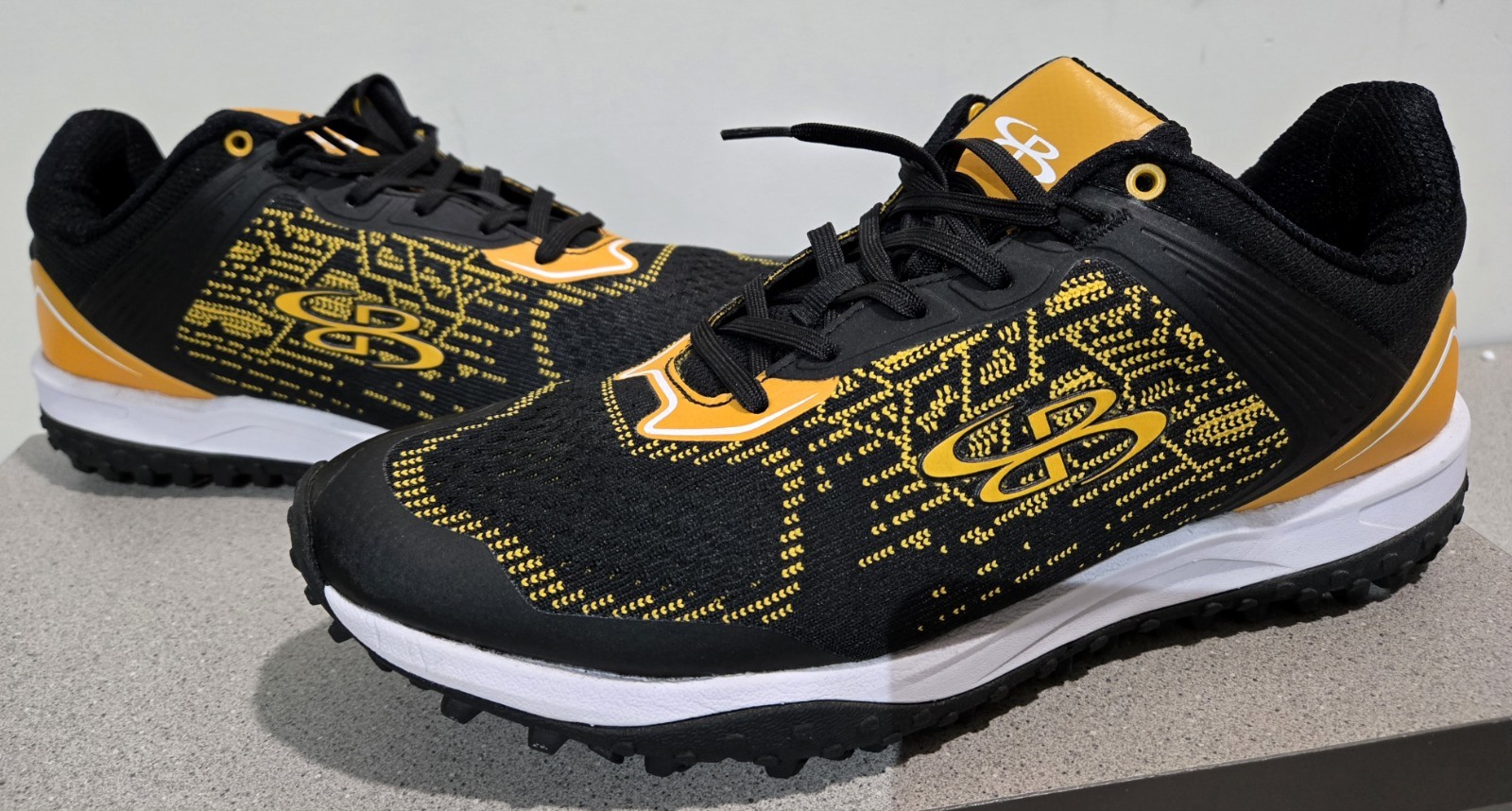 Boombah Turf Shoes Mens Yellow Black Size 10.5