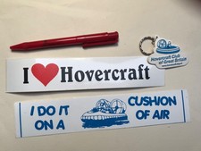 Hovercraft souvenir sticker