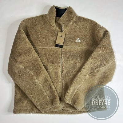 Nike ACG Full Zip Up Canwell Glacier Jacket Khaki Beige FV8653-247 Size M