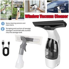 Cordless Window Cleaning Vac Rechargeable Vacuum Cleaner Squeegee Lightweight UK
