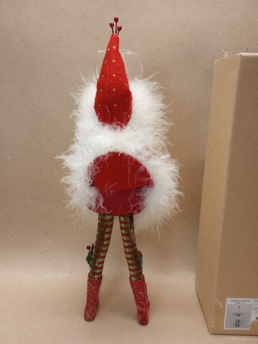 Patience Brewster Krinkles 15" Santa Elf Snowball Dept 56 Ornament Rare - Picture 4 of 9