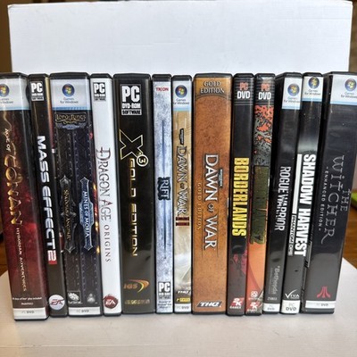 Lot of 13 PC CD & DVD-ROM Computer Games - Some Multi-game Sets