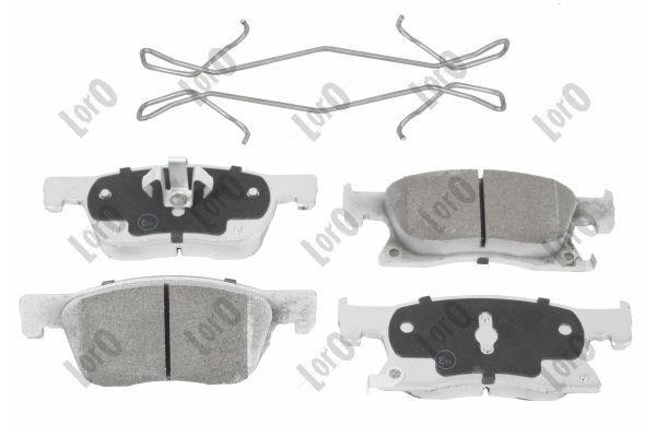 ABAKUS Disc Brake Pad Set 231-01-255 For Opel Teves ECE R90 155.2x19.8mm