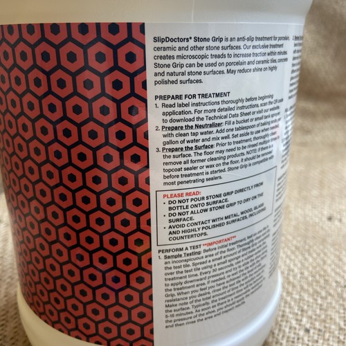 Stone Grip Industrial 1 GallonNon-Slip Floor Treatment for Tile and Stone to Pre - Picture 7 of 10