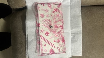 Chrome Hearts Pink White Plastic Animation-Inspired Design Pouch Bag