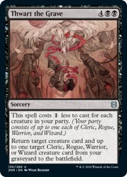 Thwart the Grave - Zendikar Rising #130 Uncommon Sorcery
