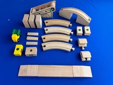 Brio MISC PIECES from 1980s / BRIDGE, CONVEYOR BELT, PLATFORM, TRUCK TRACKS