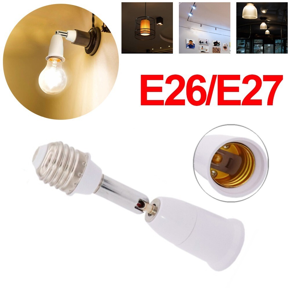 E26 E27 to E26 E27 Light Socket Lamp Switch Bulb Socket to Adapter ...