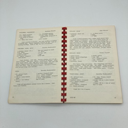 Whats Cookin at Sugar Grove Bible Church Tipp City OH Cookbook 87pgs Local Names - Picture 10 of 17