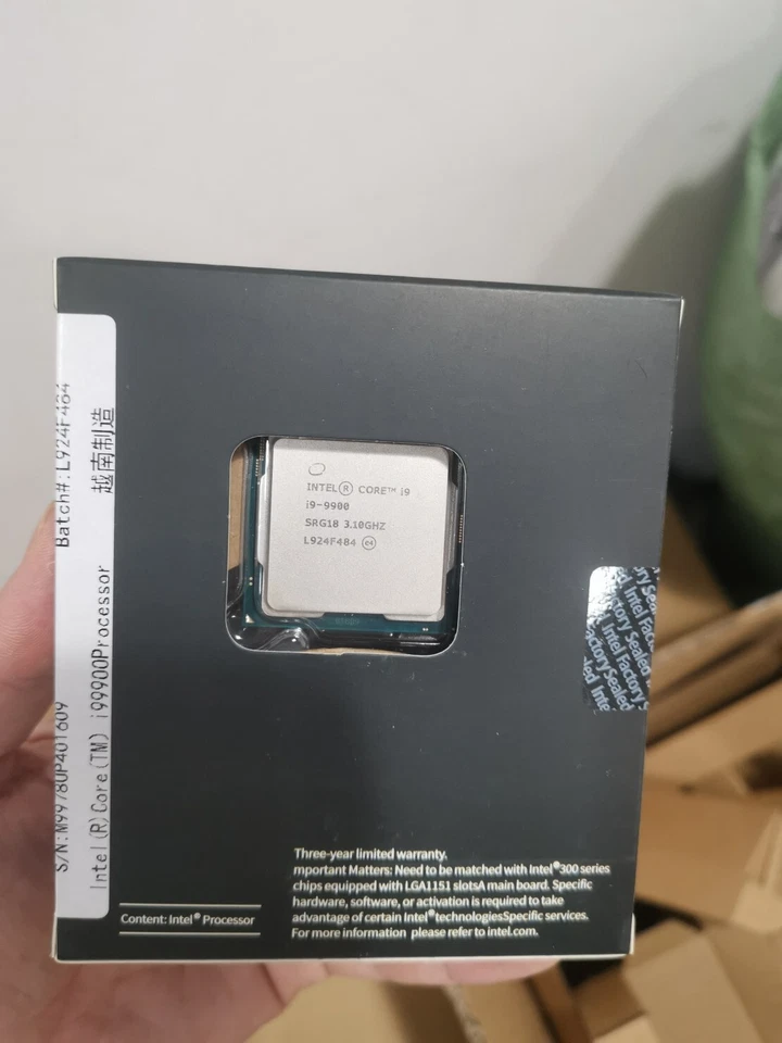 *NEW*Intel Core i9-9900 8-Core 16MB SRG18 65W 3.10GHz LGA1151 CPU Processors - Image 2 of 4