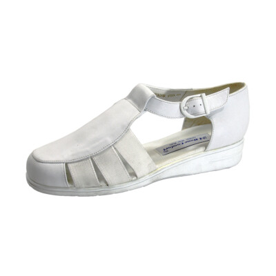 24 Hour Comfort Nala Women's Wide Width T-Strap Leather Shoes **Read Description