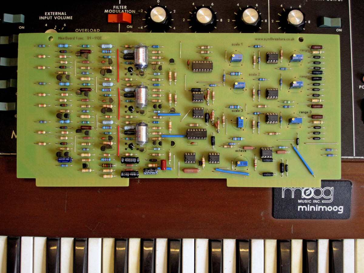 Moog Minimoog complete set of 4 assembled PCB'S. New. | eBay Moog Minimoog complete set of 4 assembled PCB'S. New. | eBay