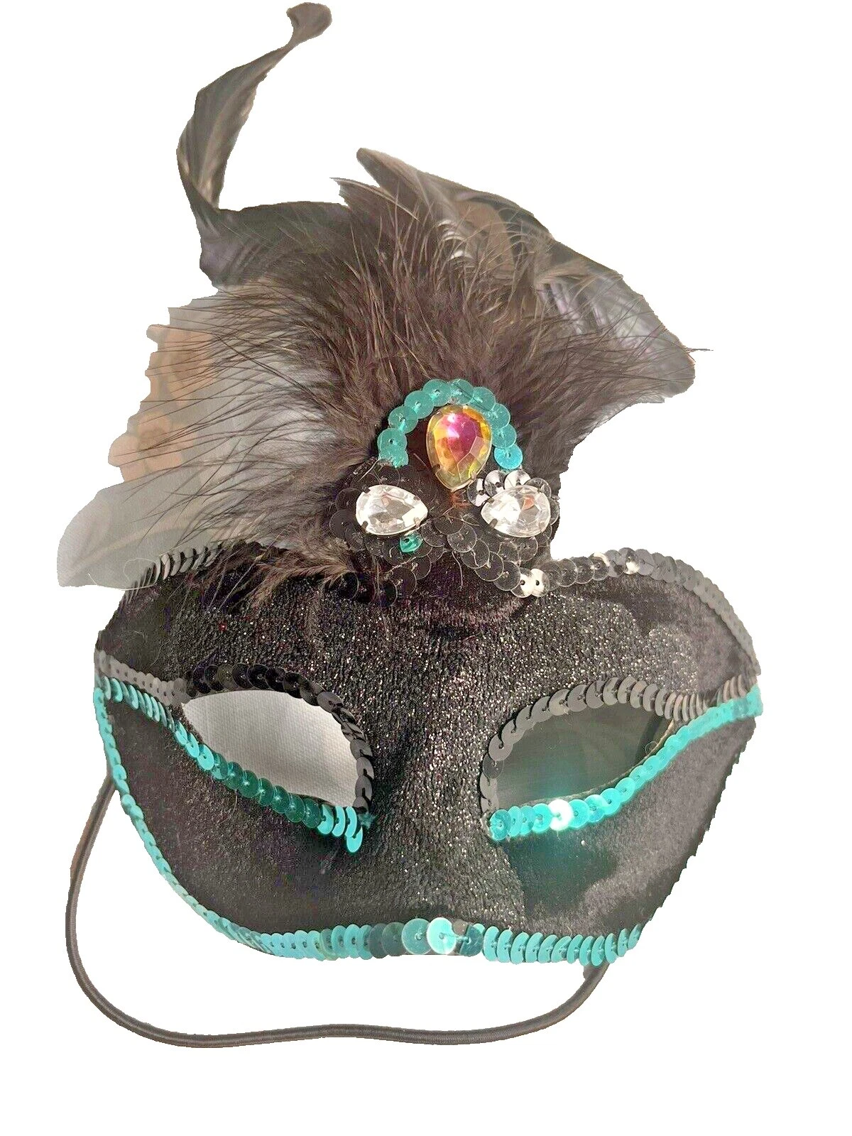 Fantasia de penas Masquerade Máscaras e Máscaras para os Olhos