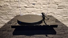 Pro-Ject Audio Debut III RecordMaster Turntable - Piano Black