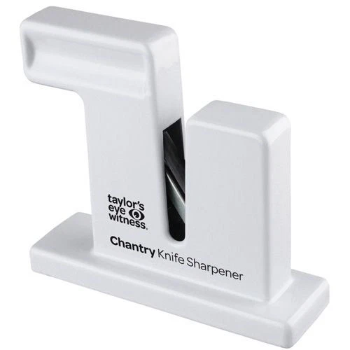 Chantry Knife Sharpener - White - Sharpens straight and serrated knives - Chefs
Opens in a new windo