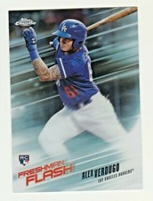 2018 Topps Chrome FRESHMAN FLASH #FF-10 ALEX VERDUGO RC Rookie Boston Red Sox