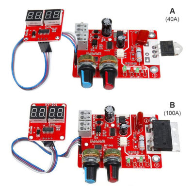 40A 100A Digital Spot Welder Machine Control Panel Circuit Board Welding AO