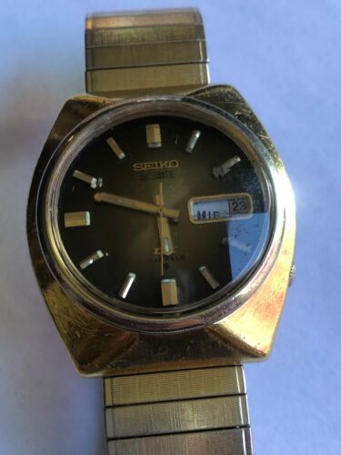 Vintage Seiko 6106 DX (Deluxe), Gold plated run good | eBay