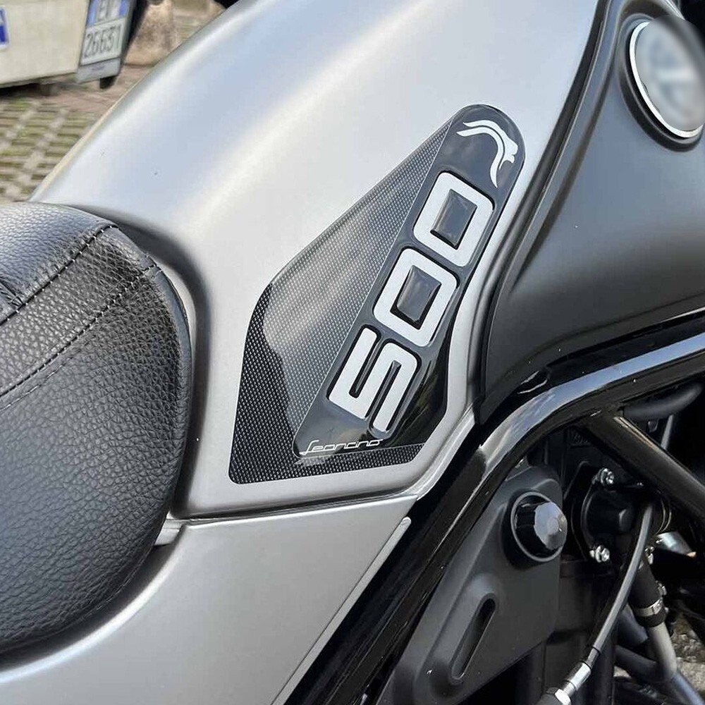 For Benelli Leoncino 500 3D Gel Side Fuel Tankpad Tank Protector
